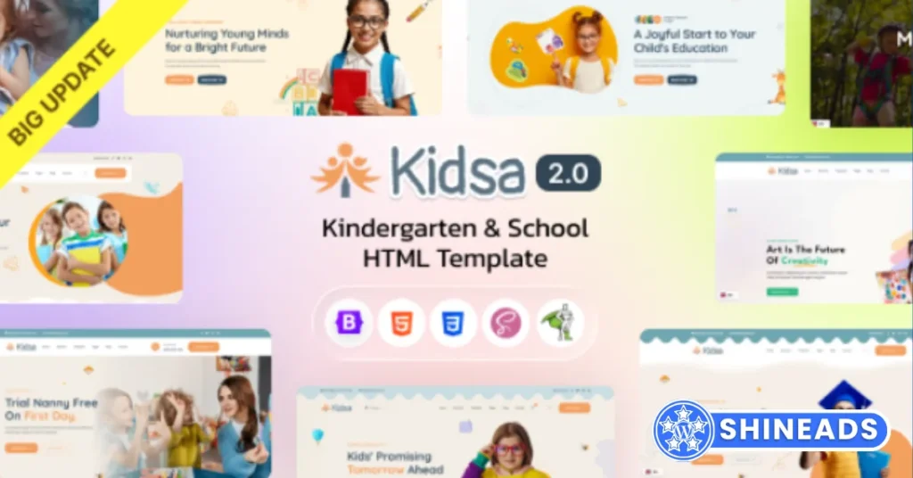 Kidsa - Kindergarten & School HTML5 Template